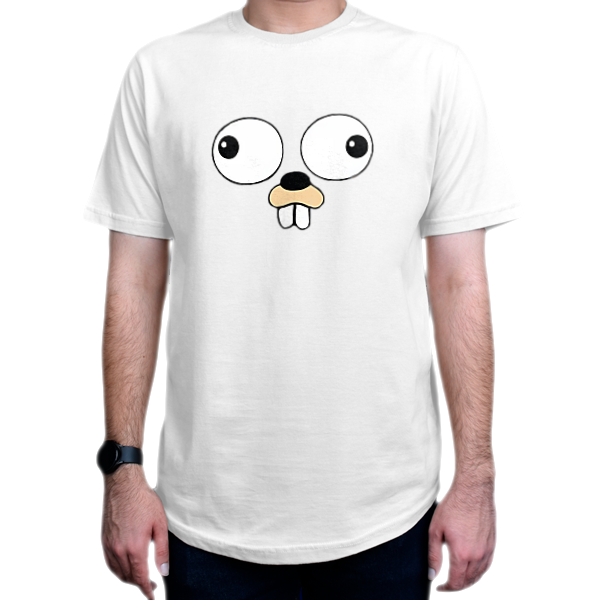 تیشرت برنامه نویسی طرح Gopher زبان GoLang