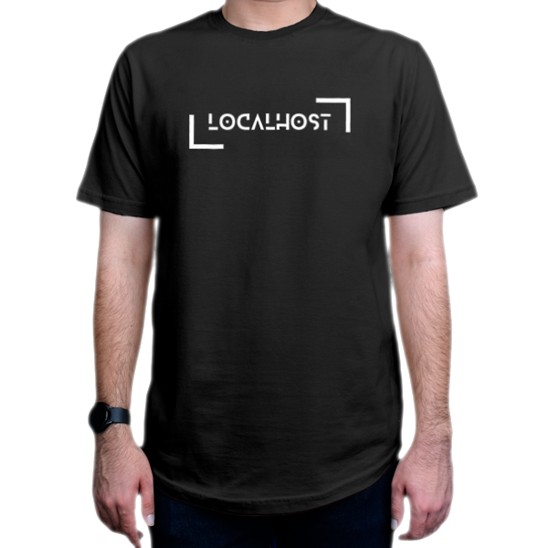 تیشرت برنامه نویسی طرح localhost