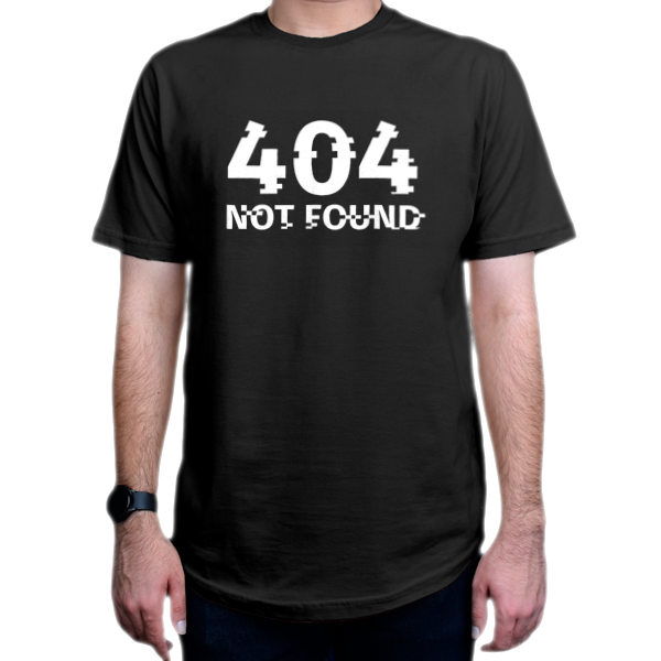 تیشرت برنامه نویسی طرح ERROR 404