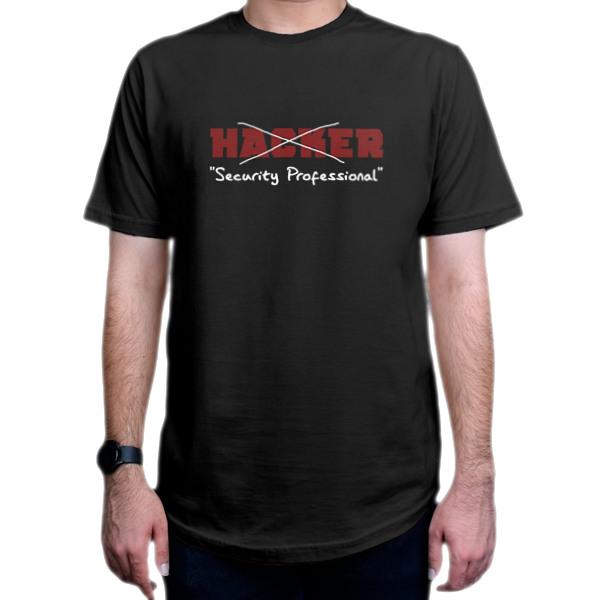 تیشرت برنامه نویسی طرح 1-Hacker Security Professional