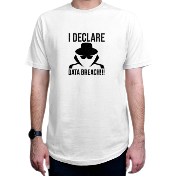 تیشرت برنامه نویسی طرح I declare data breach