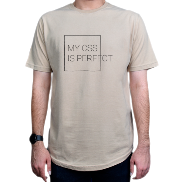 تیشرت برنامه نویسی طرح My CSS Is Perfect