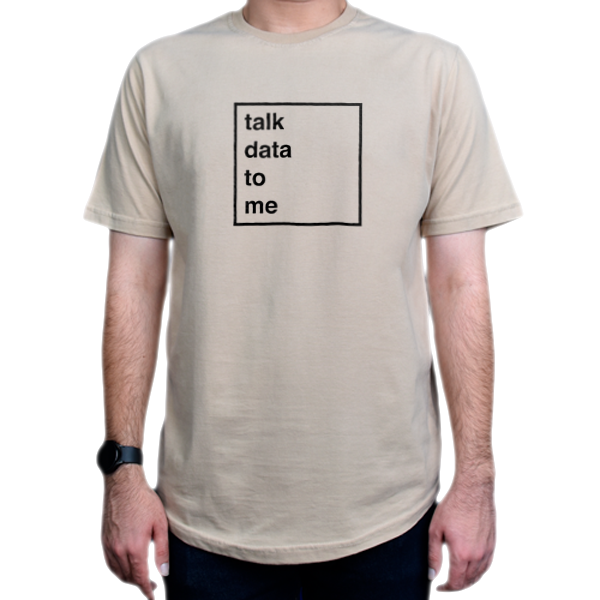 تیشرت برنامه نویسی طرح talk data to me