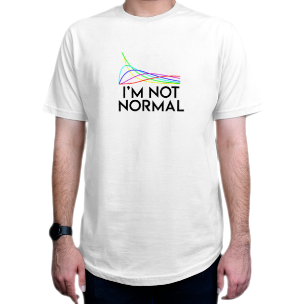 تیشرت برنامه نویسی طرح I'm not normal
