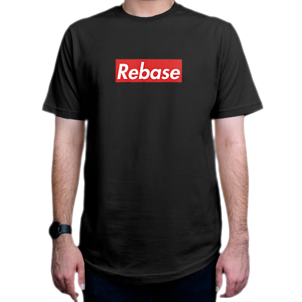 تیشرت برنامه نویسی طرح Git Rebase