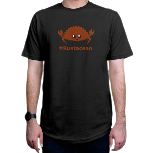 تیشرت برنامه نویسی طرح the crab Rustacean