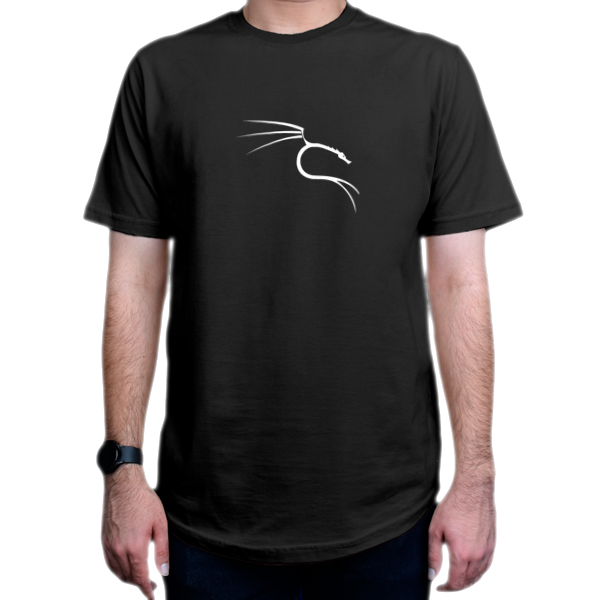 تیشرت برنامه نویسی طرح Kali Linux white