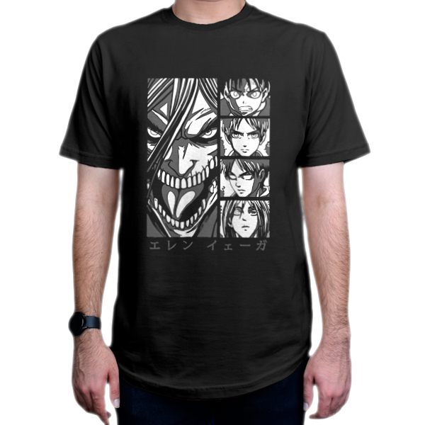 تیشرت طرح انیمه Attack on Titan حمله به تایتان