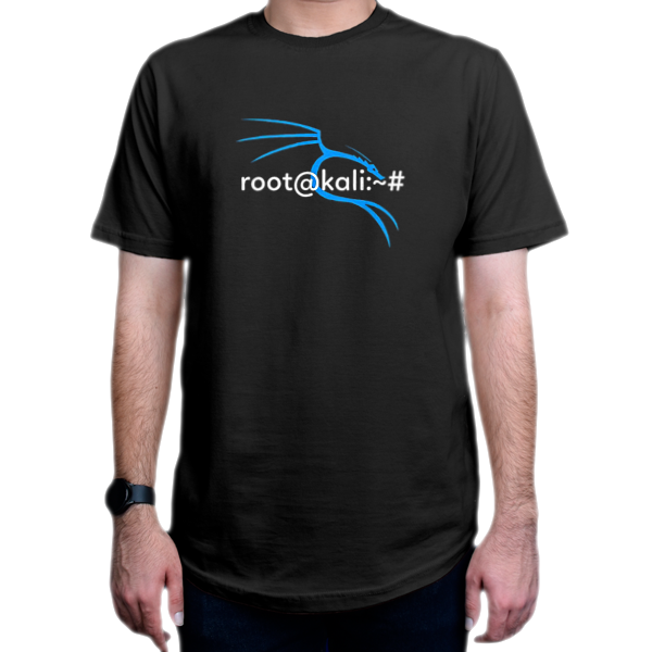 تیشرت برنامه نویسی طرح Kali Linux Blue