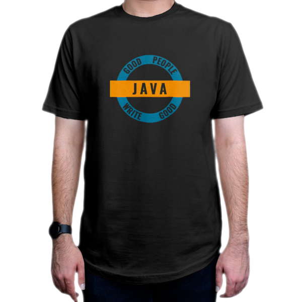 تیشرت برنامه نویسی طرح  Good People Write Good  JAVA