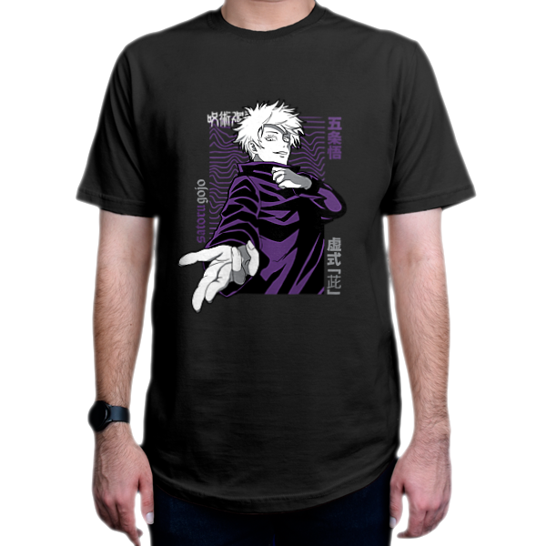 تیشرت انیمه طرح  Jujutsu-Kaisen  جوجوتسو کایسن شخصیت  Satoru Gojo ساتورو گوجو   JK1