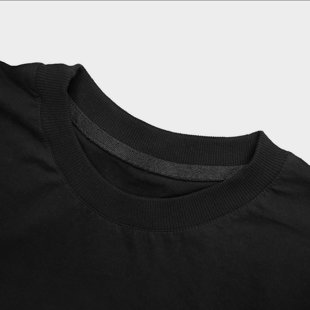تیشرت skulنمای نزدیک یقه - رنگ مشکی4